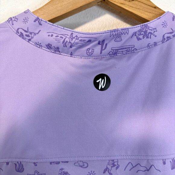 Waggle Wild West Golf V-Neck Sleeveless Polo Size 2XL NWT - Picture 9 of 11